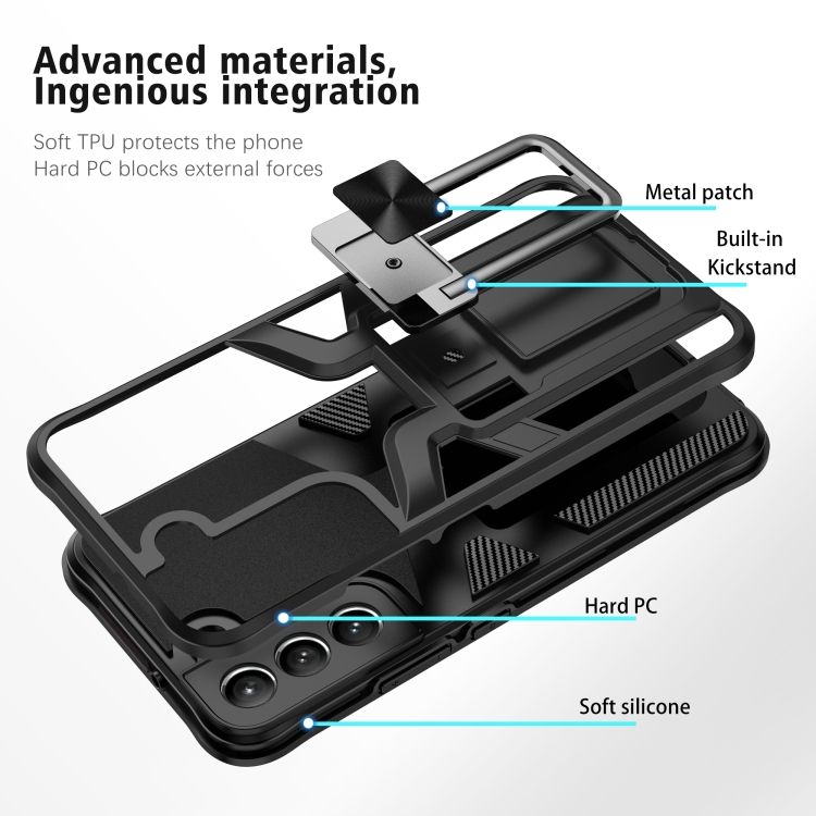 For Samsung Galaxy S22 5G Armor 2 in 1 PC + TPU Magnetic Phone Case(Black) For Samsung Galaxy S22 5G Armor 2 in 1 PC + TPU Magnetic Phone Case(Black)