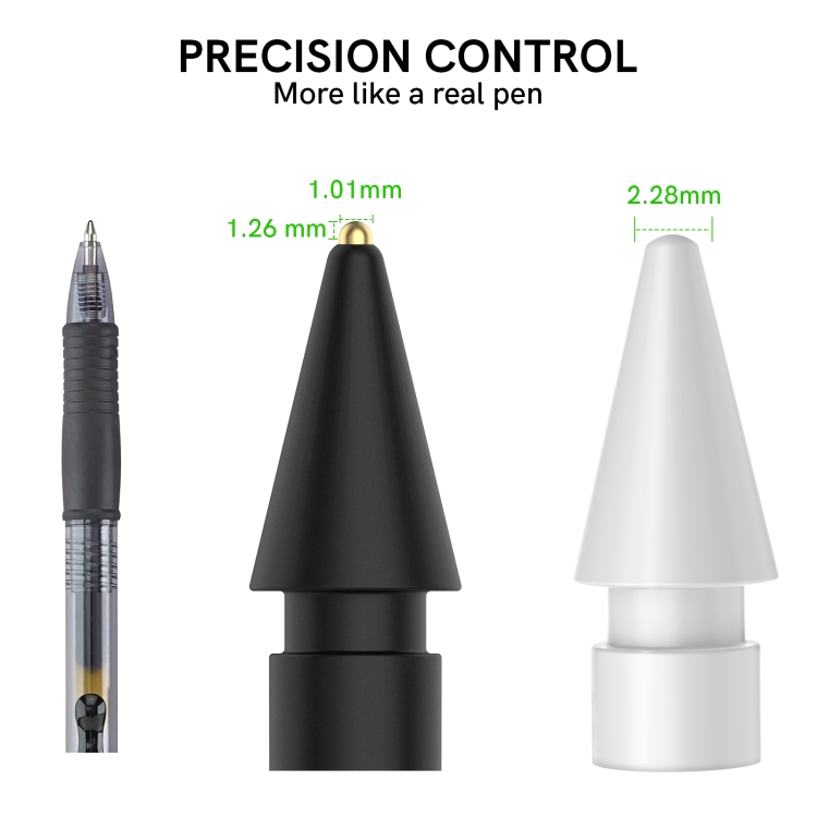 2 PCS / Set DUX DUCIS Stoyobe Premium Pen Tips for Apple Pencil 1 / 2(Black) 2 PCS / Set DUX DUCIS Stoyobe Premium Pen Tips for Apple Pencil 1 / 2(Black)