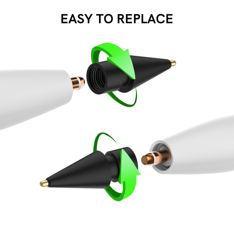 2 PCS / Set DUX DUCIS Stoyobe Premium Pen Tips for Apple Pencil 1 / 2(Black) 2 PCS / Set DUX DUCIS Stoyobe Premium Pen Tips for Apple Pencil 1 / 2(Black)