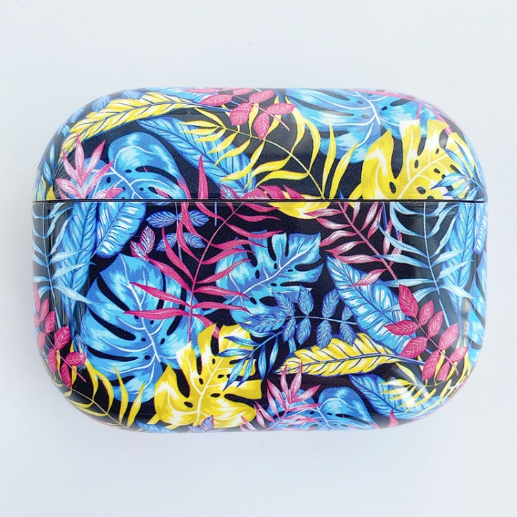 For AirPods Pro Graffiti Landscape Pattern PC Earphone Protective Case(Woodpecker) For AirPods Pro Graffiti Landscape Pattern PC Earphone Protective Case(Woodpecker)