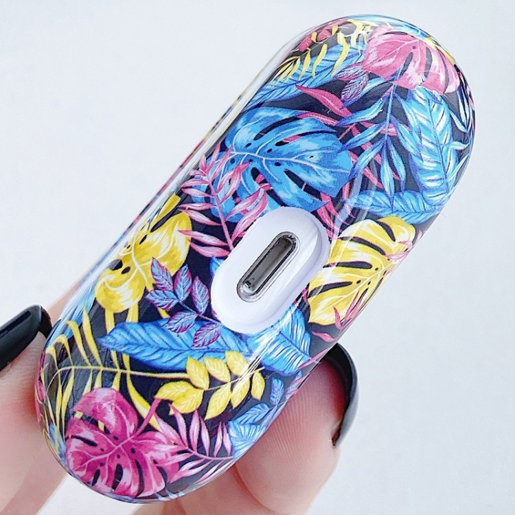 For AirPods Pro Graffiti Landscape Pattern PC Earphone Protective Case(Woodpecker) For AirPods Pro Graffiti Landscape Pattern PC Earphone Protective Case(Woodpecker)