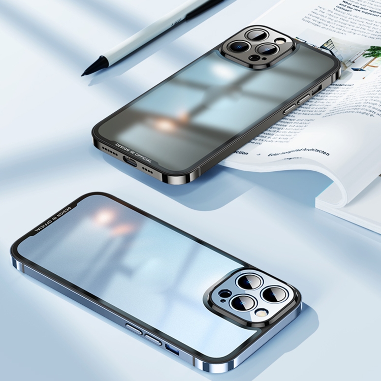 For iPhone 13 AG HD Glass Phone Case(Yuanfeng Blue) For iPhone 13 AG HD Glass Phone Case(Yuanfeng Blue)