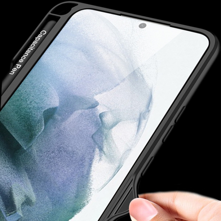 For Samsung Galaxy S21 Ultra 5G GKK Ultra-thin Skin Feel Phone Case with Side Pen Slot & Stylus(Black) For Samsung Galaxy S21 Ultra 5G GKK Ultra-thin Skin Feel Phone Case with Side Pen Slot & Stylus(Black)