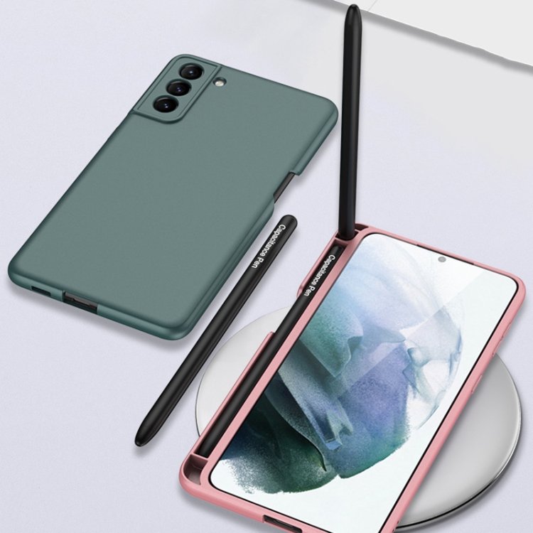 For Samsung Galaxy S21 Ultra 5G GKK Ultra-thin Skin Feel Phone Case with Side Pen Slot & Stylus(Black) For Samsung Galaxy S21 Ultra 5G GKK Ultra-thin Skin Feel Phone Case with Side Pen Slot & Stylus(Black)