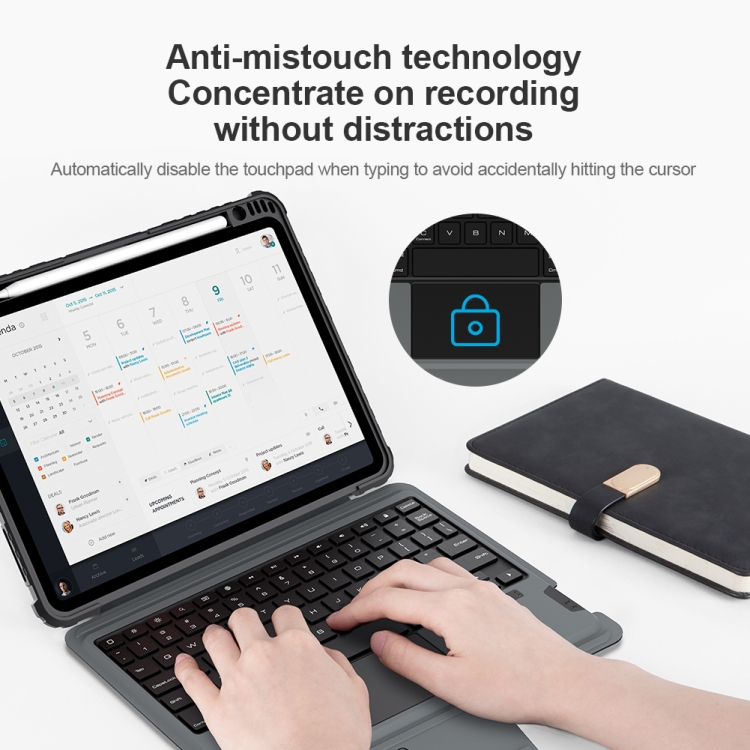 For iPad Air 10.9 2020 / Air 4 / Air 5 / Pro 11 2020 / 2021 / 2022 NILLKIN Bluetooth Touch Keyboard Smart Tablet Case(Black) For iPad Air 10.9 2020 / Air 4 / Air 5 / Pro 11 2020 / 2021 / 2022 NILLKIN Bluetooth Touch Keyboard Smart Tablet Case(Black)