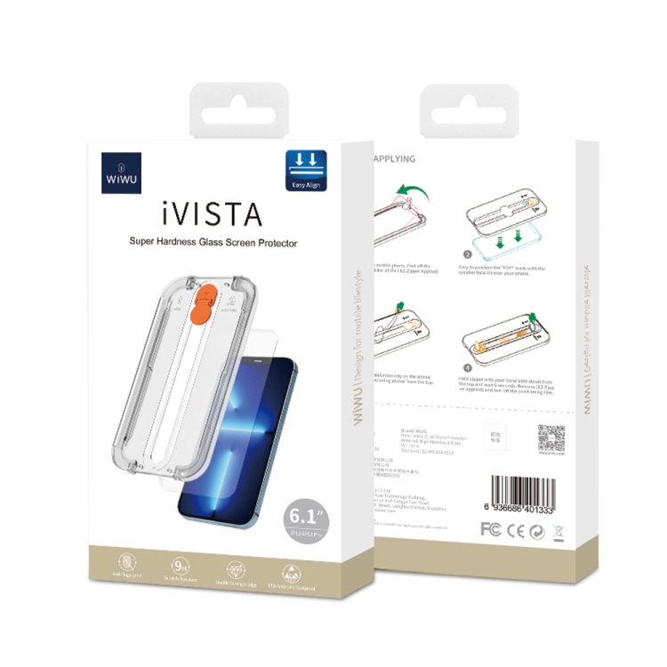 For iPhone 13 / 13 Pro WiWU Easy Install Vista 2.5D HD Tempered Glass Film(Transparent) For iPhone 13 / 13 Pro WiWU Easy Install Vista 2.5D HD Tempered Glass Film(Transparent)