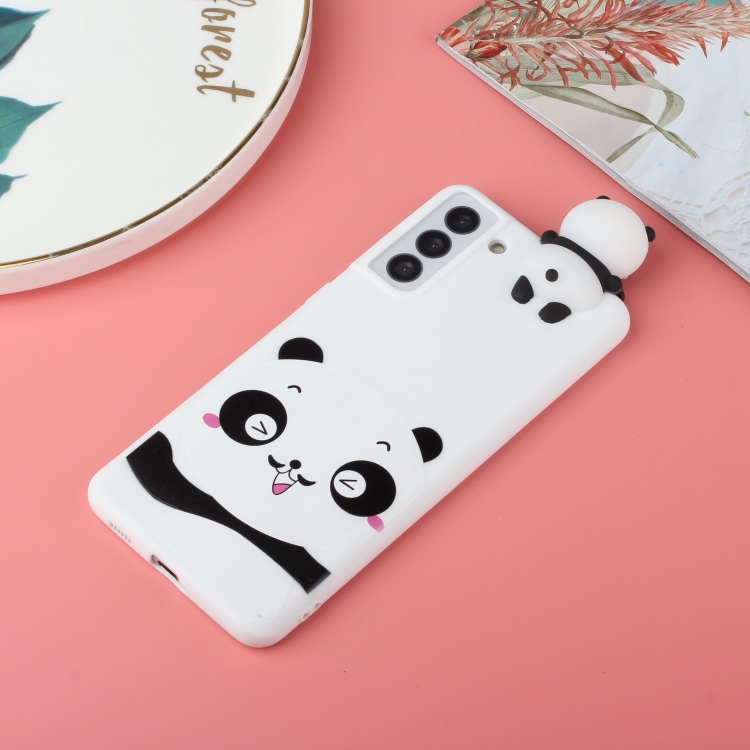 For Samsung Galaxy S22+ 5G Shockproof Cartoon TPU Phone Case(Shy Panda) For Samsung Galaxy S22+ 5G Shockproof Cartoon TPU Phone Case(Shy Panda)