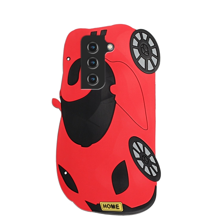 For Samsung Galaxy S22+ 5G Crossbody Cartoon Silicone Phone Case(Racing Car) For Samsung Galaxy S22+ 5G Crossbody Cartoon Silicone Phone Case(Racing Car)