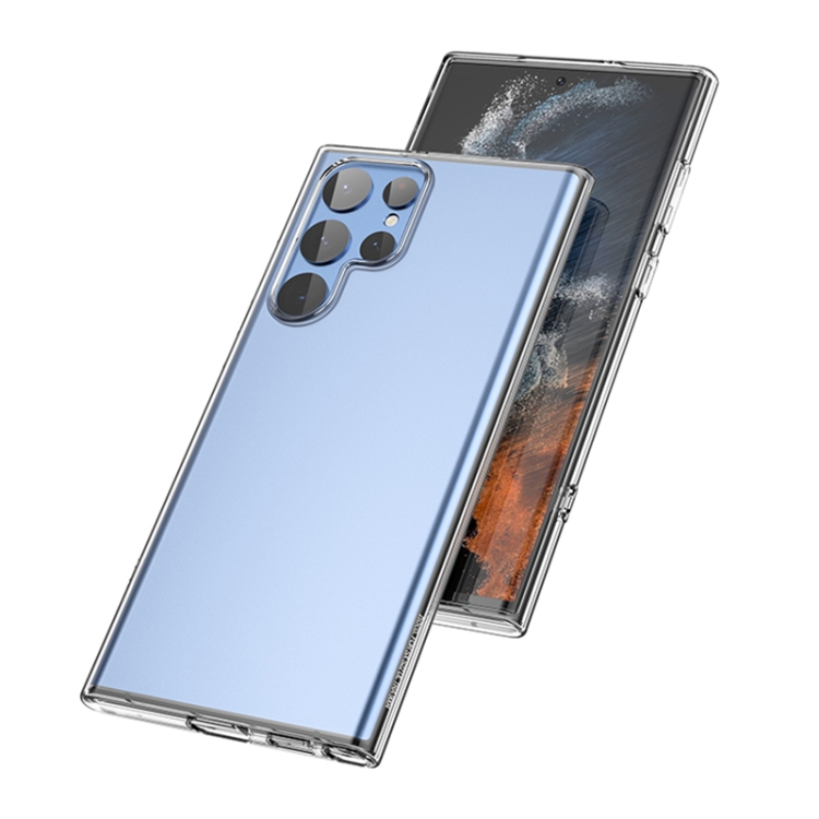 For Samsung Galaxy S22 Ultra 5G hoco Light Series TPU Soft Phone Protective Case(Transparent) For Samsung Galaxy S22 Ultra 5G hoco Light Series TPU Soft Phone Protective Case(Transparent)