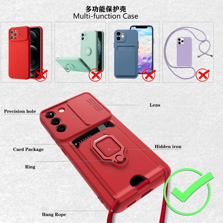 For Samsung Galaxy S22 5G Sliding Camera Cover Design TPU Phone Case(Black) For Samsung Galaxy S22 5G Sliding Camera Cover Design TPU Phone Case(Black)