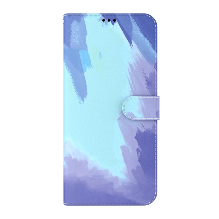 Para Xiaomi Redmi 10a patrón de acuarela funda telefónica de cuero de flip  horizontal (nieve de