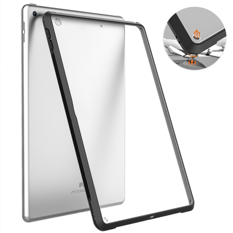 PC+TPU Transparent Shockproof Tablet Case For iPad mini 2019(Black) PC+TPU Transparent Shockproof Tablet Case For iPad mini 2019(Black)
