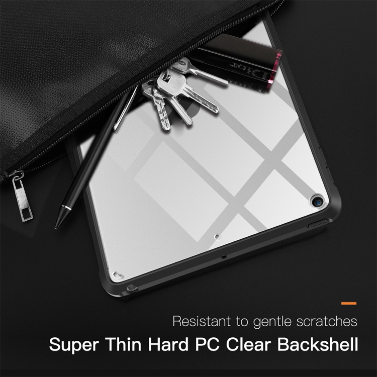 PC+TPU Transparent Shockproof Tablet Case For iPad mini 2019(Black) PC+TPU Transparent Shockproof Tablet Case For iPad mini 2019(Black)