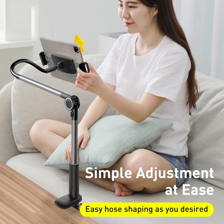 Baseus LUZQ000013 Otaku Life Rotary Adjustment Lazy Holder Pro For Phone / Tablet(Space Gray) - 4