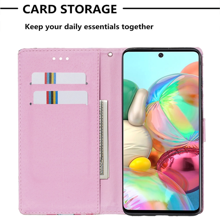 For Galaxy A71 Colored Drawing Pattern Plain Weave Horizontal Flip Leather Case with Holder & Card Slot & Wallet&Lanyard(Baby Panda) For Galaxy A71 Colored Drawing Pattern Plain Weave Horizontal Flip Leather Case with Holder & Card Slot & Wallet&Lanyard(Baby Panda)