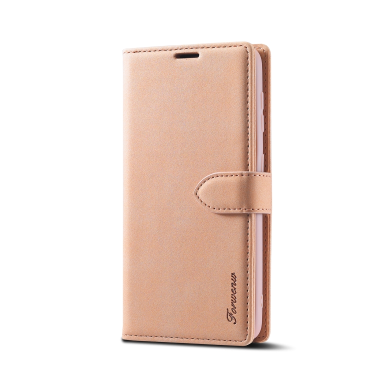 For Samsung Galaxy S22 5G Forwenw F1 Series Matte Strong Magnetism Leather Phone Case(Rose Gold) For Samsung Galaxy S22 5G Forwenw F1 Series Matte Strong Magnetism Leather Phone Case(Rose Gold)