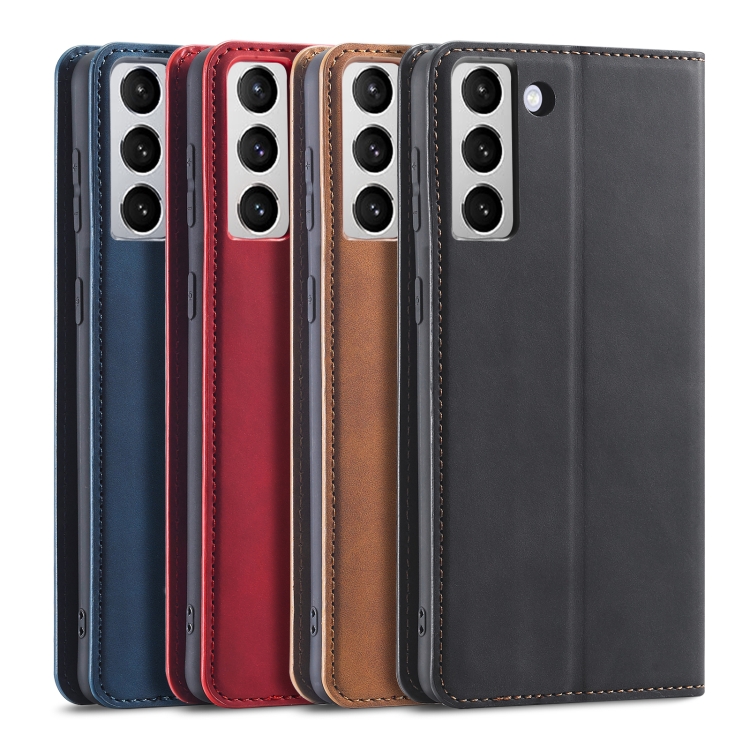 For Samsung Galaxy S22 5G Forwenw Dream Series Oil Edge Strong Magnetism Leather Phone Case(Black) For Samsung Galaxy S22 5G Forwenw Dream Series Oil Edge Strong Magnetism Leather Phone Case(Black)