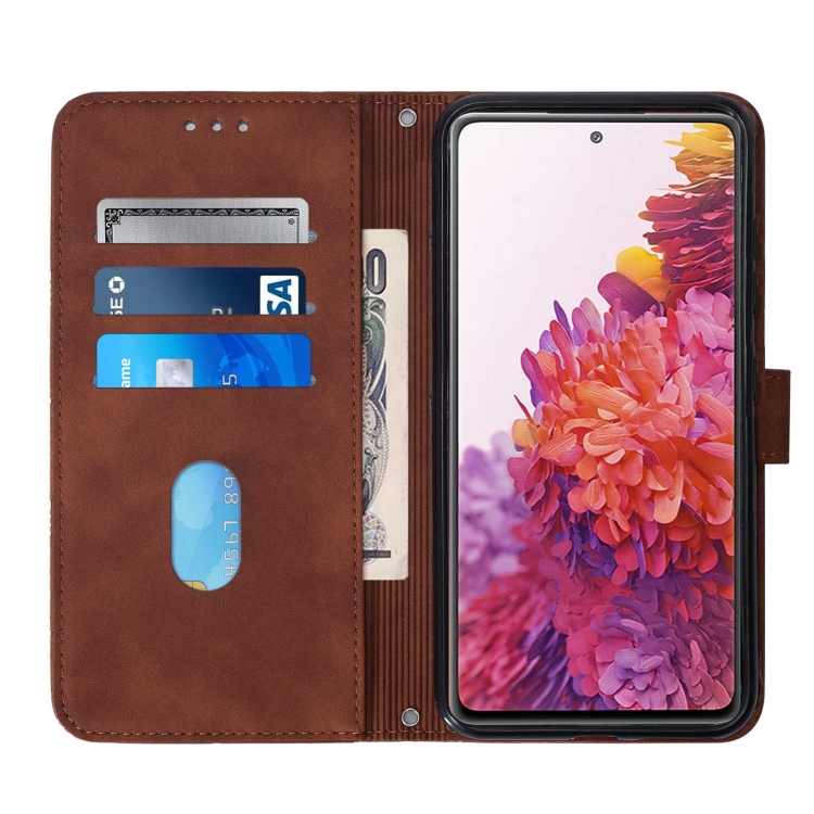 For Samsung Galaxy S20 Lite/S20 FE 4G & 5G Crossbody 3D Embossed Flip Leather Phone Case(Brown) For Samsung Galaxy S20 Lite/S20 FE 4G & 5G Crossbody 3D Embossed Flip Leather Phone Case(Brown)