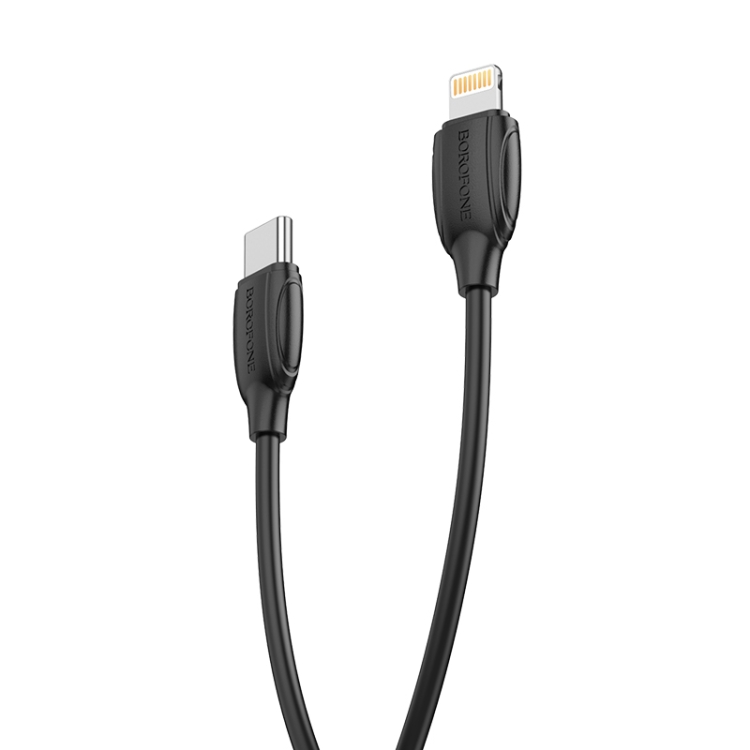 Borofone BX19 3m Type-C to 8 Pin PD 20W Charging Data Cable(Black) Borofone BX19 3m Type-C to 8 Pin PD 20W Charging Data Cable(Black)