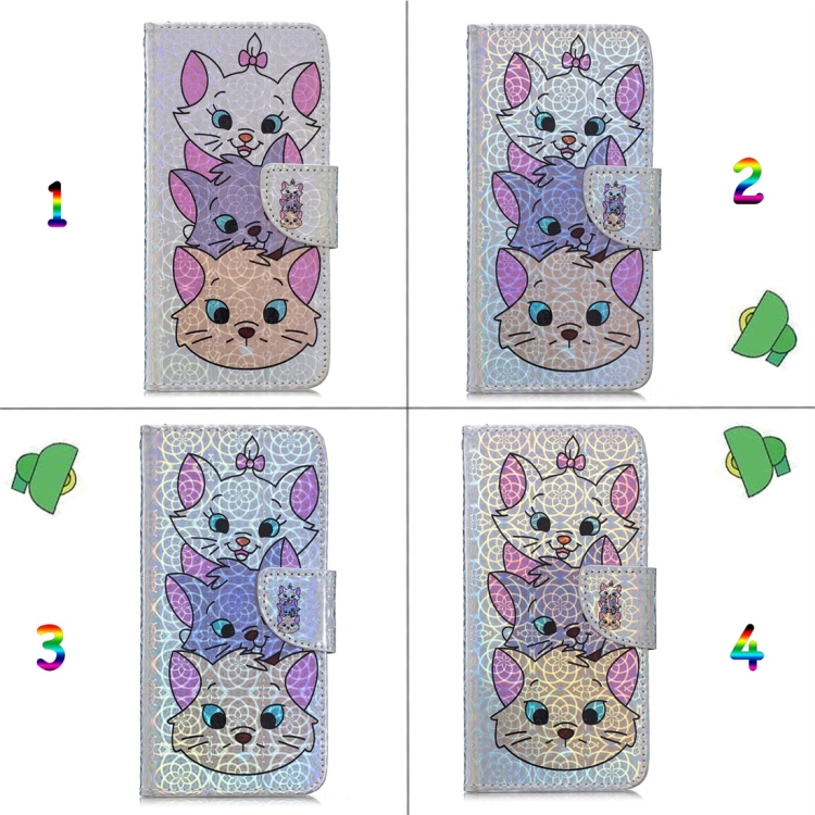 For iPhone 11 Pro Max Dazzle Laser Coloured Drawing Horizontal Flip Leather Case with Holder & Card Slots & Wallet & Lanyard(Three Cats) For iPhone 11 Pro Max Dazzle Laser Coloured Drawing Horizontal Flip Leather Case with Holder & Card Slots & Wallet & Lanyard(Three Cats)