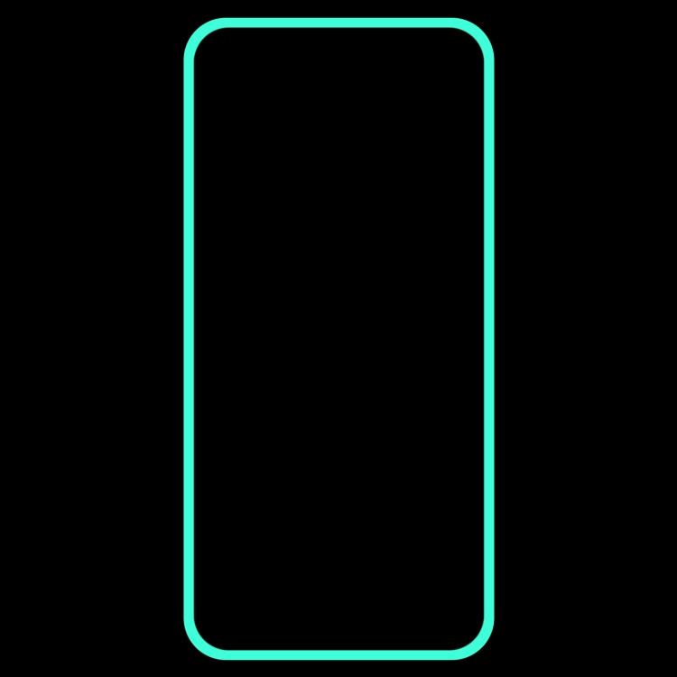 For iPhone 13 mini 25pcs Luminous Shatterproof Airbag Tempered Glass Film