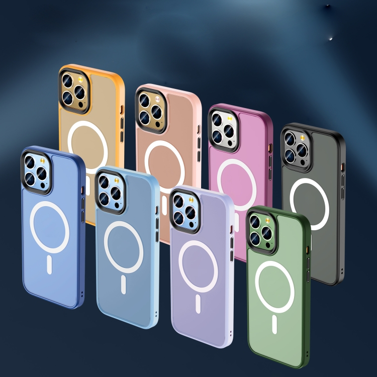 Skin Feel TPU + Frosted PC MagSafe Phone Case For iPhone 11 Pro(Green) Skin Feel TPU + Frosted PC MagSafe Phone Case For iPhone 11 Pro(Green)