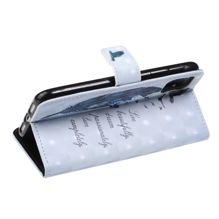 For iPhone 11 3D Coloured Drawing Horizontal Flip Leather Case, with Holder & Card Slots & Wallet(Feather) For iPhone 11 3D Coloured Drawing Horizontal Flip Leather Case, with Holder & Card Slots & Wallet(Feather)