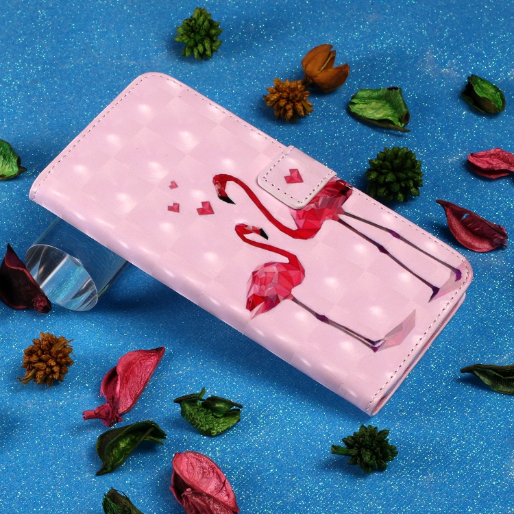For iPhone 11 Pro 3D Coloured Drawing Horizontal Flip Leather Case, with Holder & Card Slots & Wallet(Flamingo) For iPhone 11 Pro 3D Coloured Drawing Horizontal Flip Leather Case, with Holder & Card Slots & Wallet(Flamingo)