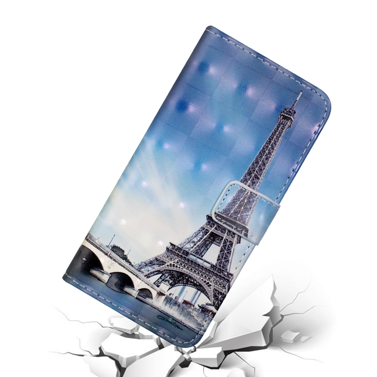 For iPhone 11 Pro 3D Embossed Horizontal Flip Leather Case, with Holder & Card Slots & Wallet & Photo Frame(Blue Tower) For iPhone 11 Pro 3D Embossed Horizontal Flip Leather Case, with Holder & Card Slots & Wallet & Photo Frame(Blue Tower)