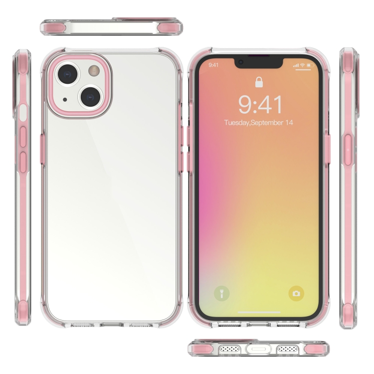 For iPhone 13 Airbag Shockproof TPU Phone Case(Pink) For iPhone 13 Airbag Shockproof TPU Phone Case(Pink)