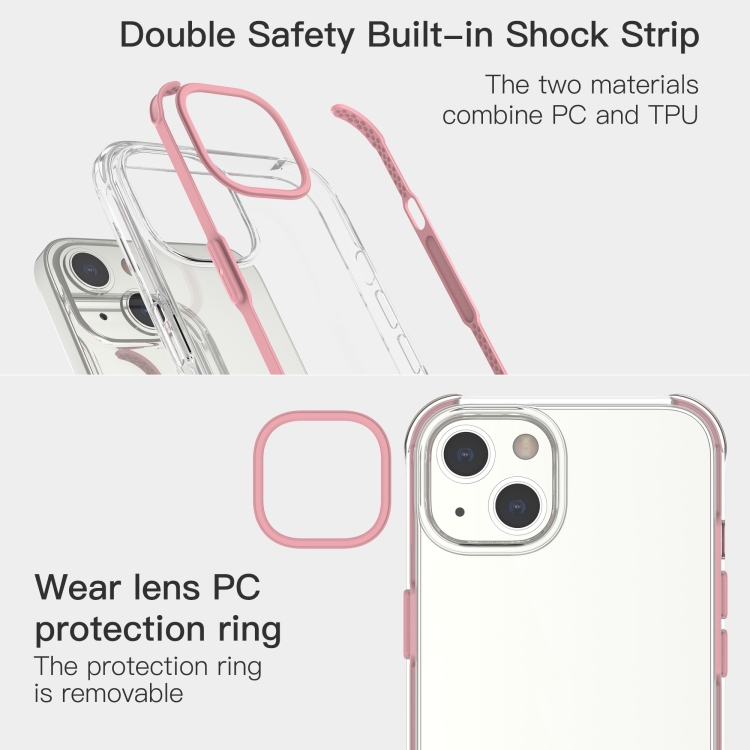 For iPhone 13 Airbag Shockproof TPU Phone Case(Pink) For iPhone 13 Airbag Shockproof TPU Phone Case(Pink)