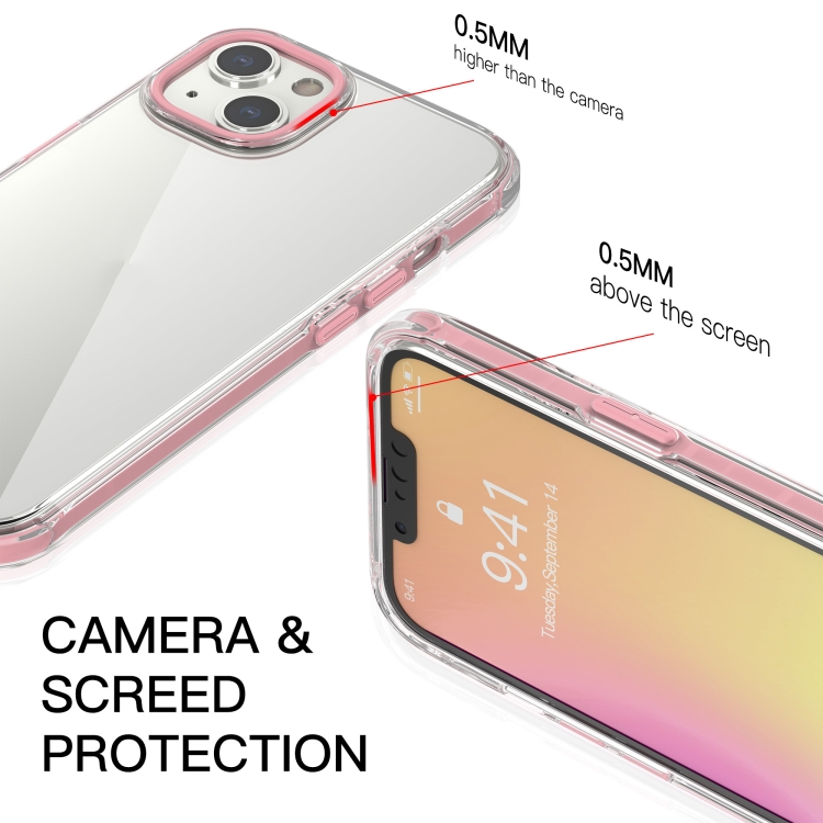 For iPhone 13 Airbag Shockproof TPU Phone Case(Pink) For iPhone 13 Airbag Shockproof TPU Phone Case(Pink)