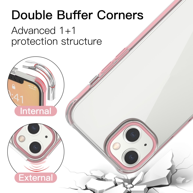For iPhone 13 Airbag Shockproof TPU Phone Case(Pink) For iPhone 13 Airbag Shockproof TPU Phone Case(Pink)
