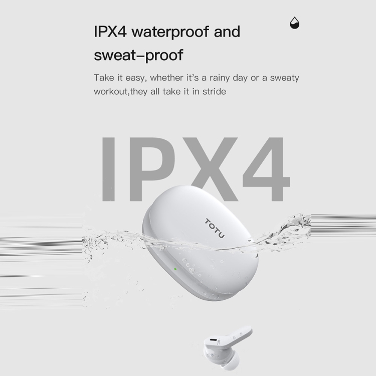TOTUDESIGN Athena Series TWS Wireless Bluetooth Earphone(White) TOTUDESIGN Athena Series TWS Wireless Bluetooth Earphone(White)