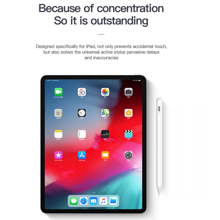 TOTUDESIGN P6-C Glory Series Capactior Pens for iPad(White) TOTUDESIGN P6-C Glory Series Capactior Pens for iPad(White)