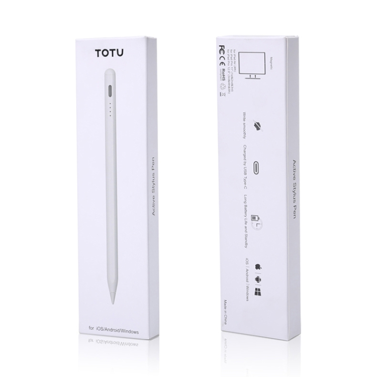 TOTUDESIGN P6-C Glory Series Capactior Pens for iPad(White) TOTUDESIGN P6-C Glory Series Capactior Pens for iPad(White)