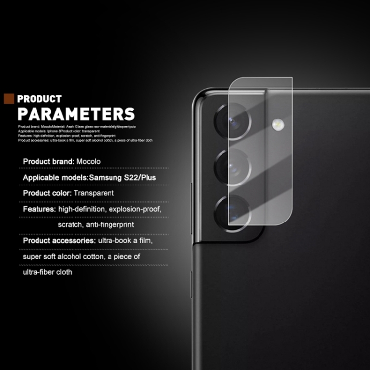 For Samsung Galaxy S22 5G 25pcs mocolo 0.15mm 9H 2.5D Rear Camera Lens Tempered Glass Film For Samsung Galaxy S22 5G 25pcs mocolo 0.15mm 9H 2.5D Rear Camera Lens Tempered Glass Film