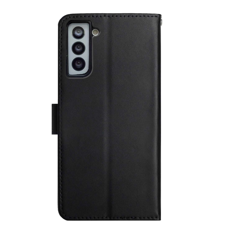 For Samsung Galaxy S21+ 5G Genuine Leather Fingerprint-proof Horizontal Flip Phone Case(Black) For Samsung Galaxy S21+ 5G Genuine Leather Fingerprint-proof Horizontal Flip Phone Case(Black)
