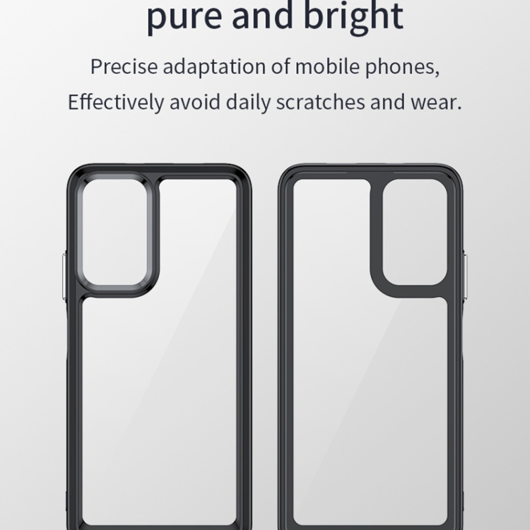 Para Xiaomi Redmi Note 11s 5g Colorful Series Acrylic + TPU Funda  telefónica (Negro)