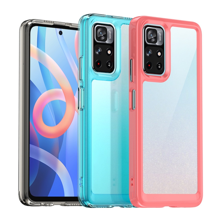 Para Xiaomi Redmi Note 11s 5g Colorful Series Acrylic + TPU Funda