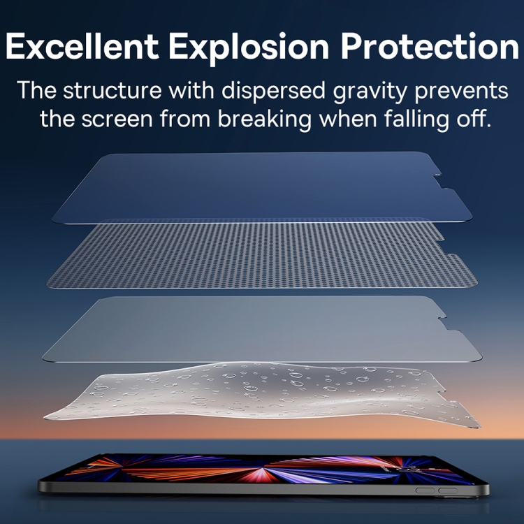 Baseus 0.3mm Full Glass Tempered Film For iPad 9.7 inch Baseus 0.3mm Full Glass Tempered Film For iPad 9.7 inch