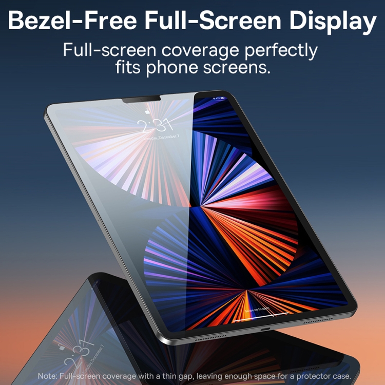 Baseus 0.3mm Full Glass Tempered Film For iPad 9.7 inch Baseus 0.3mm Full Glass Tempered Film For iPad 9.7 inch