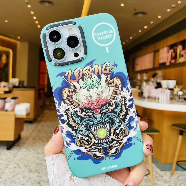For iPhone 13 Pro Max WK WPC-019 Gorillas Series Cool Magnetic Phone Case (WGM-001) For iPhone 13 Pro Max WK WPC-019 Gorillas Series Cool Magnetic Phone Case (WGM-001)