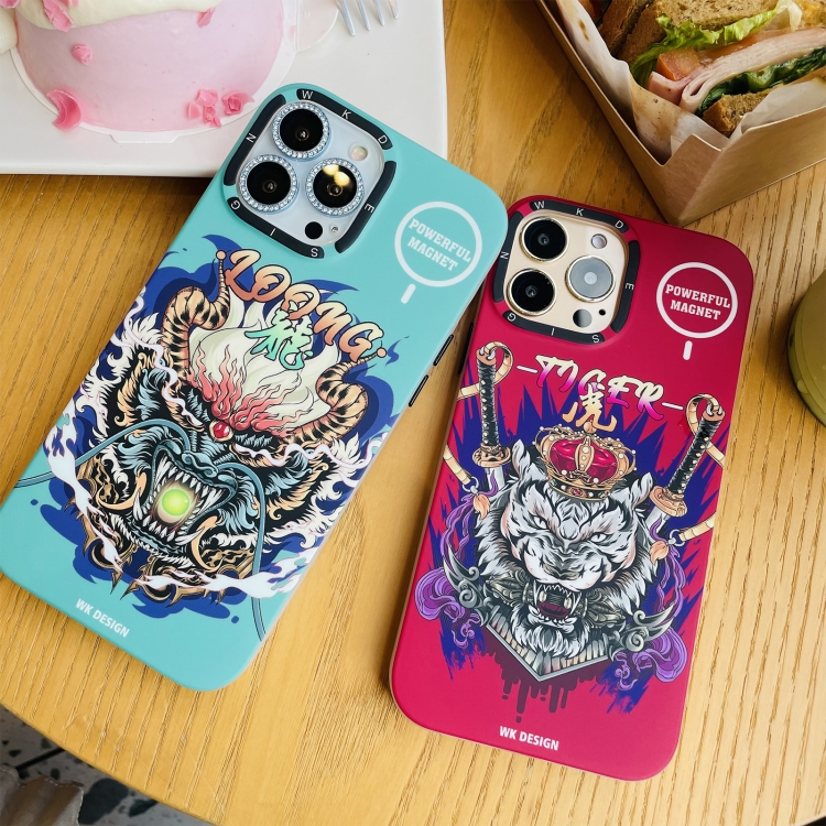 For iPhone 13 Pro Max WK WPC-019 Gorillas Series Cool Magnetic Phone Case (WGM-001) For iPhone 13 Pro Max WK WPC-019 Gorillas Series Cool Magnetic Phone Case (WGM-001)