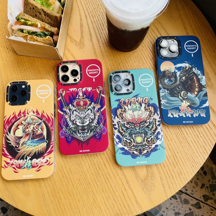 For iPhone 13 Pro Max WK WPC-019 Gorillas Series Cool Magnetic Phone Case (WGM-001) For iPhone 13 Pro Max WK WPC-019 Gorillas Series Cool Magnetic Phone Case (WGM-001)