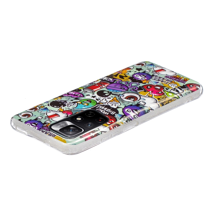 Para Xiaomi 11T / 11T Pro Luminoso TPU Funda protectora (graffiti)