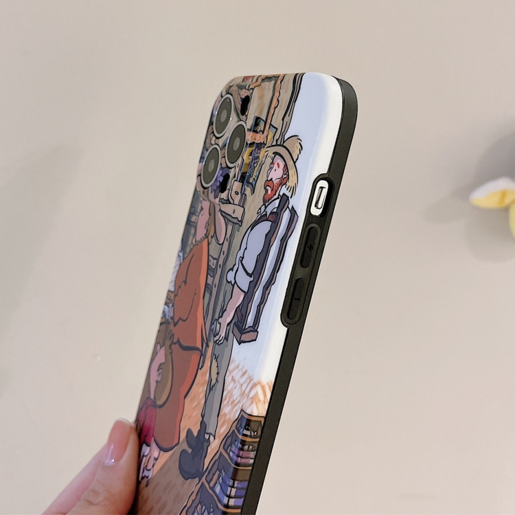For iPhone 12 Pro Max TPU Pattern Shockproof Phone Case(Pigment) For iPhone 12 Pro Max TPU Pattern Shockproof Phone Case(Pigment)