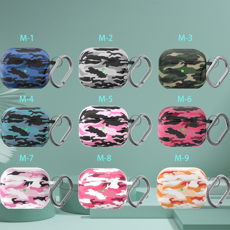 M Series Silicone Printed Camouflage Wireless Earphone Protective Case For AirPods 3(M-1) M Series Silicone Printed Camouflage Wireless Earphone Protective Case For AirPods 3(M-1)