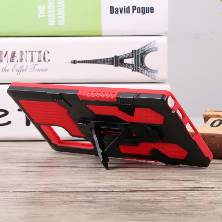 For Samsung Galaxy S22 Ultra 5G Armor Warrior Shockproof PC + TPU Phone Case(Red) For Samsung Galaxy S22 Ultra 5G Armor Warrior Shockproof PC + TPU Phone Case(Red)