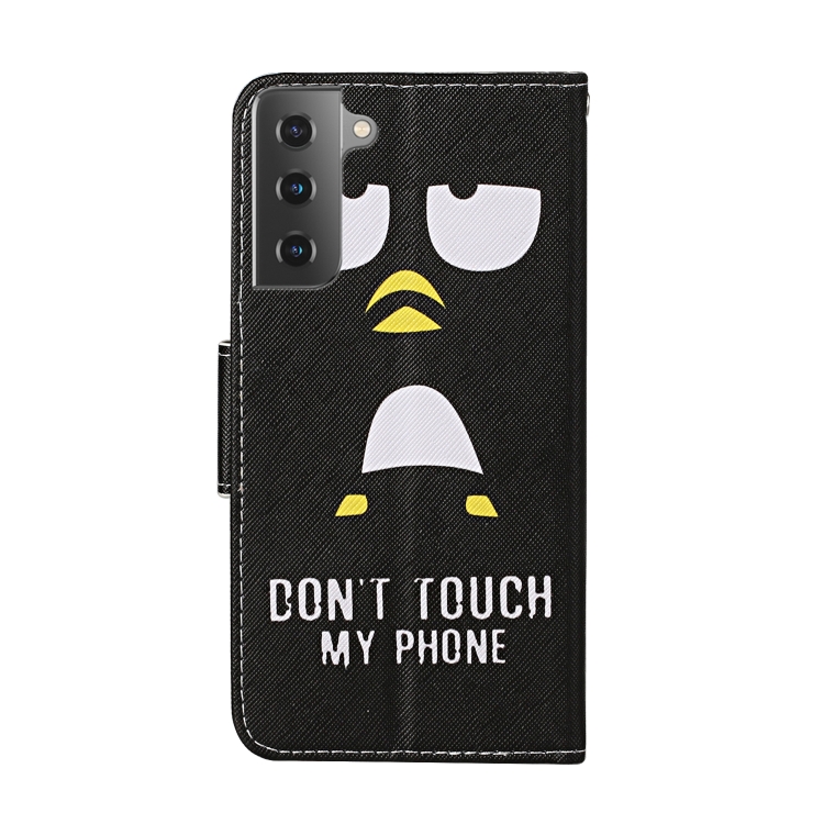 For Samsung Galaxy S22+ 5G Colored Drawing Pattern Flip Leather Case(Penguin) For Samsung Galaxy S22+ 5G Colored Drawing Pattern Flip Leather Case(Penguin)
